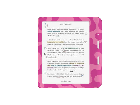 Pink Abstract Camo Skin Decal