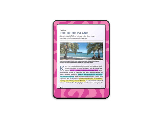 Pink Abstract Camo Skin Decal