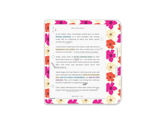 Pop Floral Skin Decal