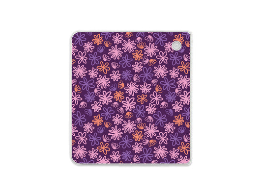 Purple Floral Skin Decal