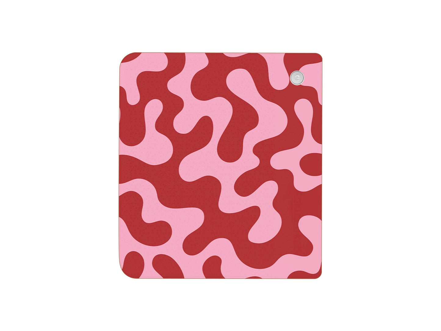 Autocollant pour liseuse Kobo avec motif abstrait camouflage rouge | Housse en vinyle Kobo | Cadeau littéraire | Accessoire pour liseuse