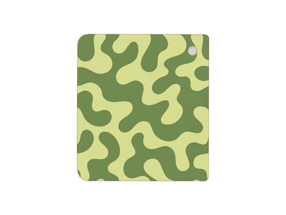 Autocollant pour Kobo à motif camouflage abstrait vert | Housse en vinyle Kobo | Cadeau littéraire | Accessoire de liseuse