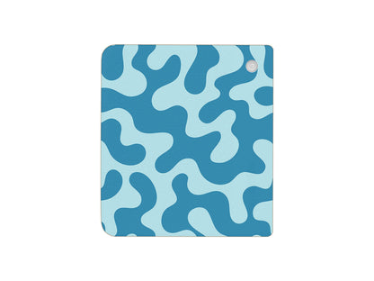 Blue Abstract Camo Skin Decal