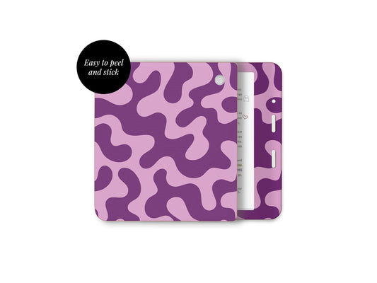 Purple Abstract Camo Skin Decal