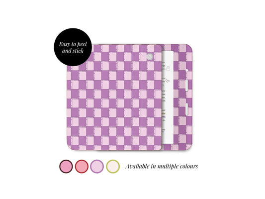 Book Detail Checkered Skin Decal