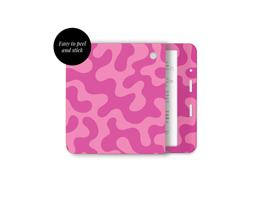 Pink Abstract Camo Skin Decal