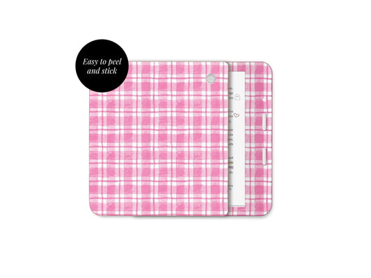 Pink Plaid Skin Decal