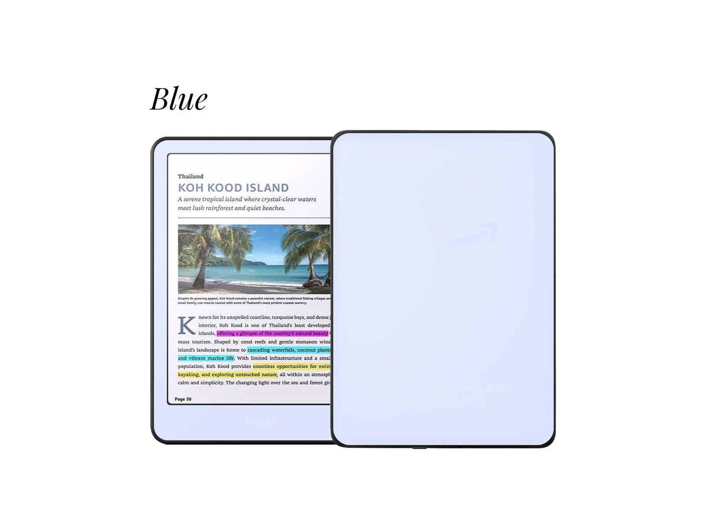 Décalcomanie Pastel pour Kindle | Housse en vinyle pour Kindle | Cadeau littéraire | Accessoire pour liseuse