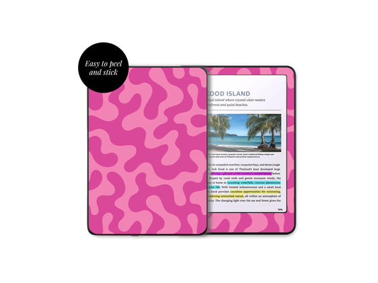 Pink Abstract Camo Skin Decal
