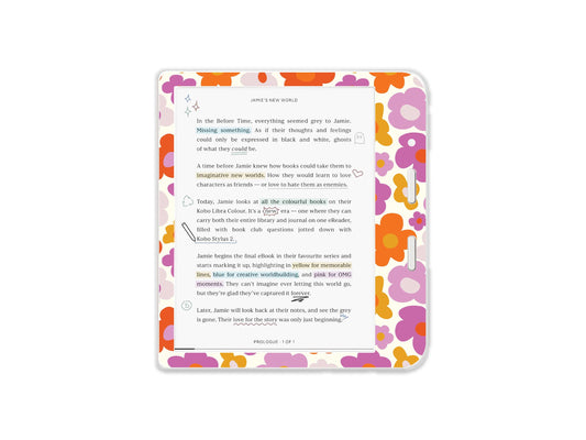 Cozy Floral Skin Decal