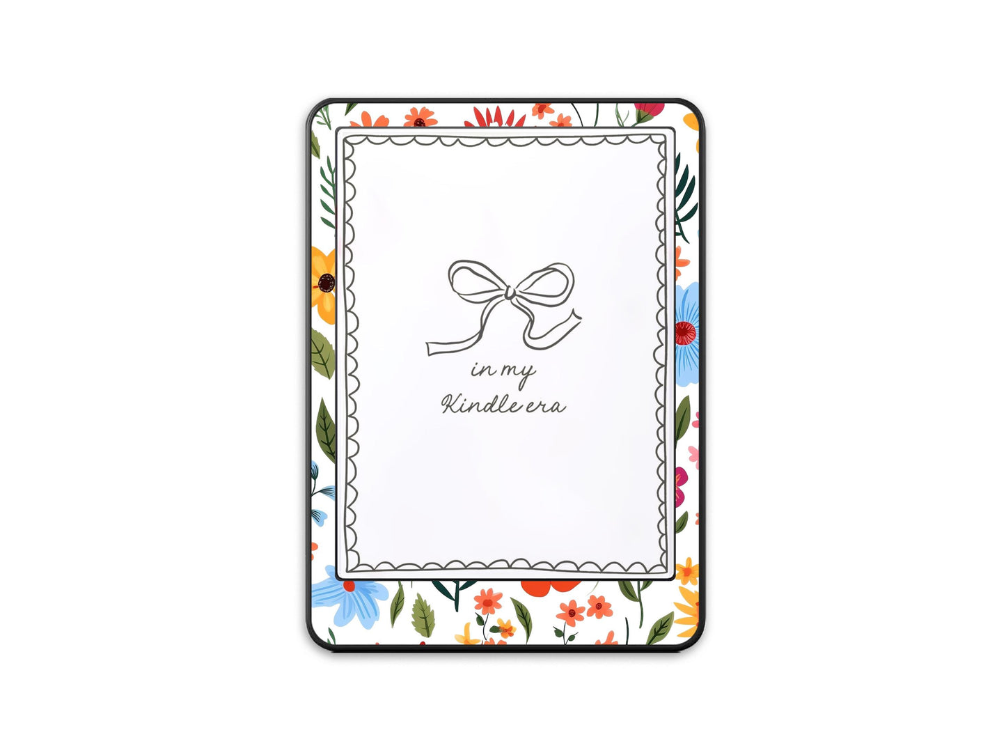 Décalcomanie pour Kindle : Motifs floraux tropicaux | Housse en vinyle pour Kindle | Cadeau pour les lecteurs | Accessoire pour liseuse