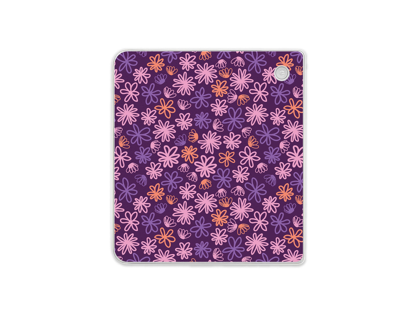 Purple Floral Skin Decal