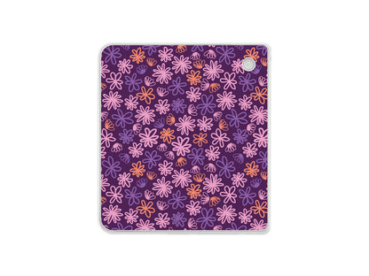 Purple Floral Skin Decal