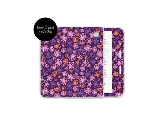 Purple Floral Skin Decal