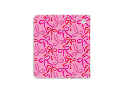 Autocollant décoratif Kobo nœuds roses | Habillage vinyle Kobo | Cadeau littéraire | Accessoire de liseuse