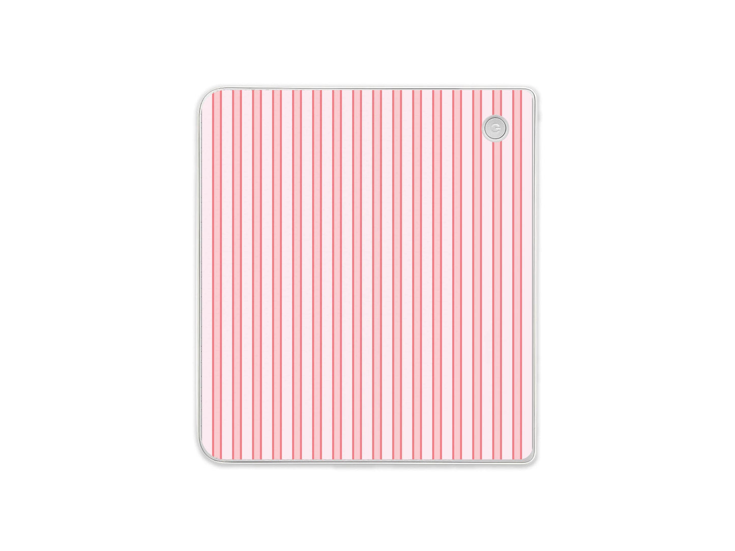 Autocollant Kobo à rayures roses | Housse en vinyle Kobo | Cadeau littéraire | Accessoire de liseuse