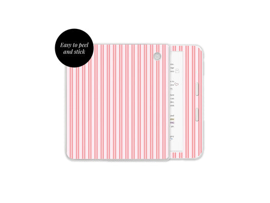 Pink Striped Skin Decal