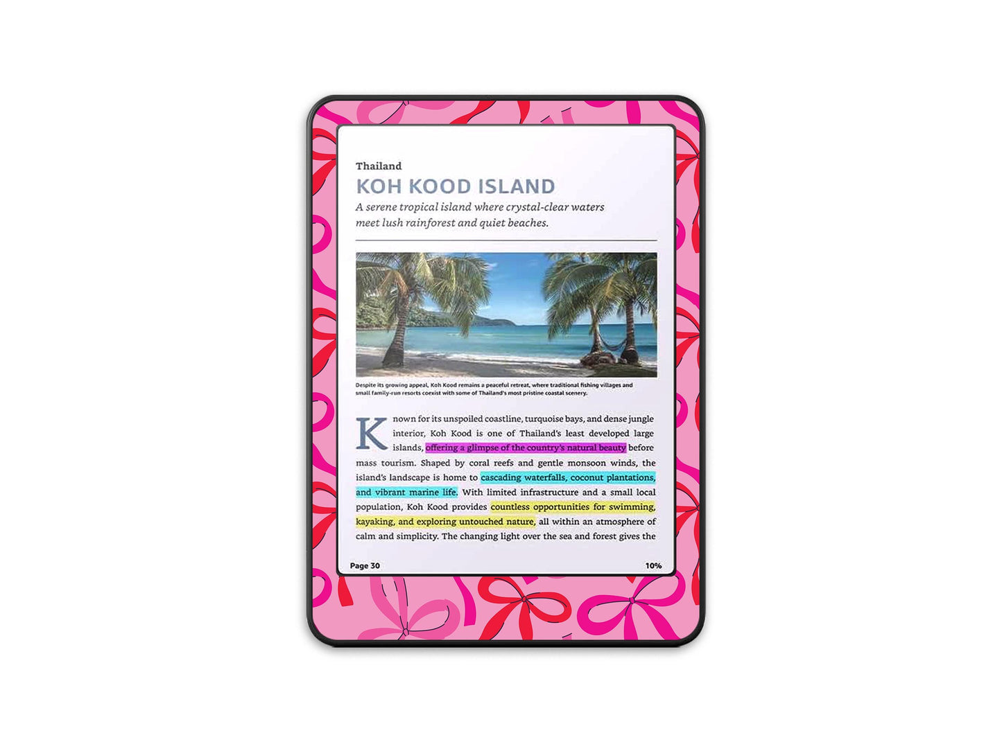 Pink Bows Skin Decal